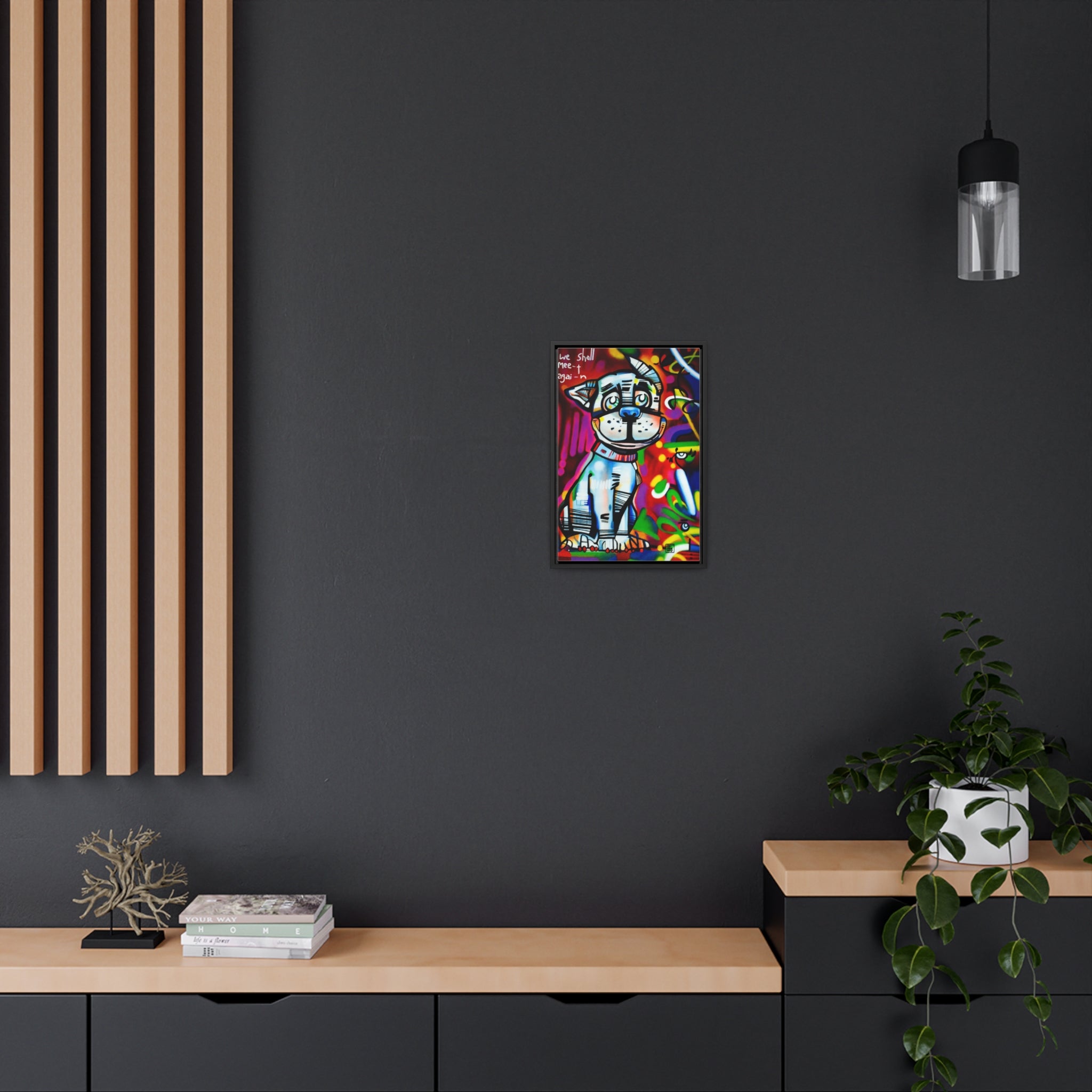 We Shall Meet Again - Lebo Framed Premium Gallery Wrapped Canvas